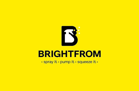 BRIGHTFROM botella para artes y manualidades 16 oz con tapa giratoria, ideal para pinturas.