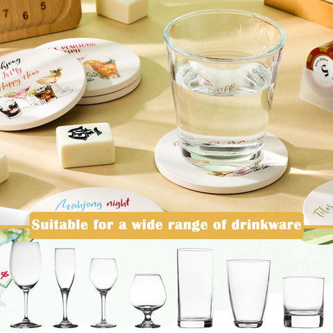 BrightRow posavasos con base de corcho protege muebles