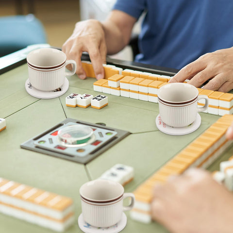 BrightRow posavasos mahjong regalo práctico para entusiastas