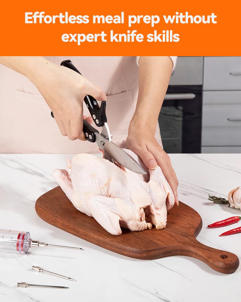 Brigii tijeras de cocina para cortar pollo con precisión y control