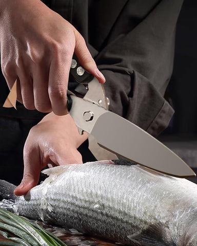 Brigii tijeras con hojas desmontables para afilar y limpiar fácilmente