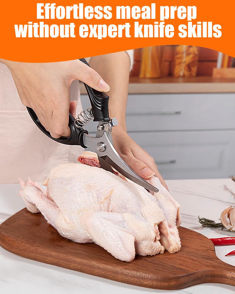 Brigii tijeras, corte rápido de pollo con acero duradero