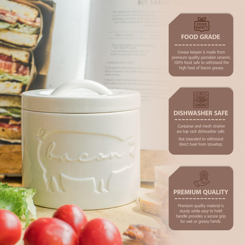 Briink Collective capacidad de 3.5 tazas para grasa cocinada.