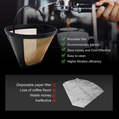 Brikinte filtro en dos piezas para Ninja Dual Brew, ideal para familias.