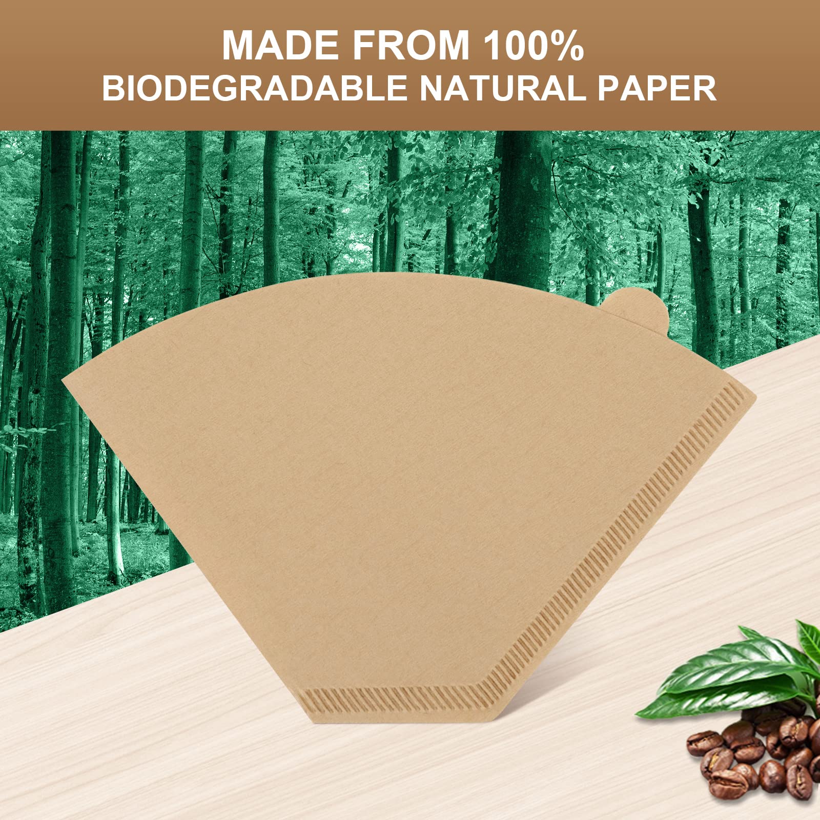 Brikinte filtro desechable para Ninja Dual Brew, aroma fresco y menor desperdicio.