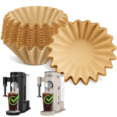Brikinte filtros de papel biodegradables para Ninja Pod PB051, manteniendo aroma sin sedimentos.