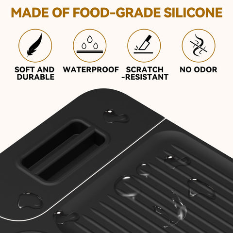Brikinte protección de encimera silicona: material sin BPA para uso seguro