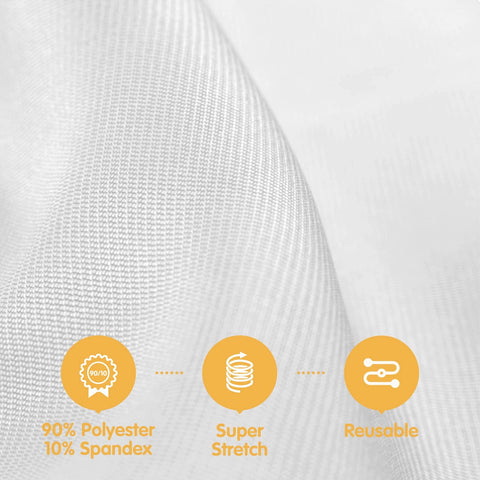 BRILLMAX funda elastica 6ft en espandex, alta elasticidad para ajuste seguro.