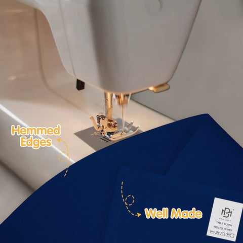 BRILLMAX mantel azul marino ideal para bodas y banquetes.