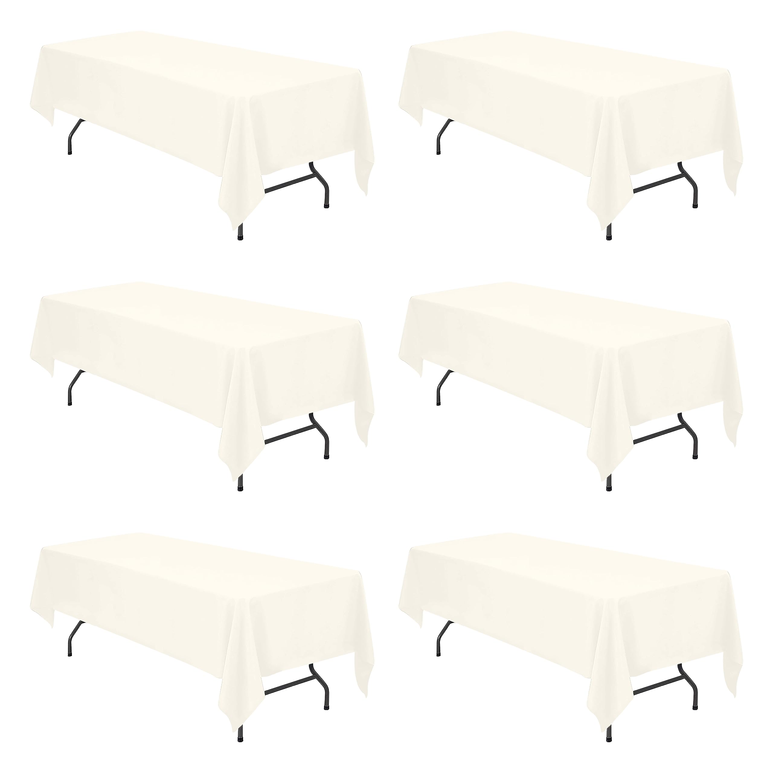 Mantel marfil BRILLMAX 60x126 para mesas rectangulares, añade elegancia duradera.