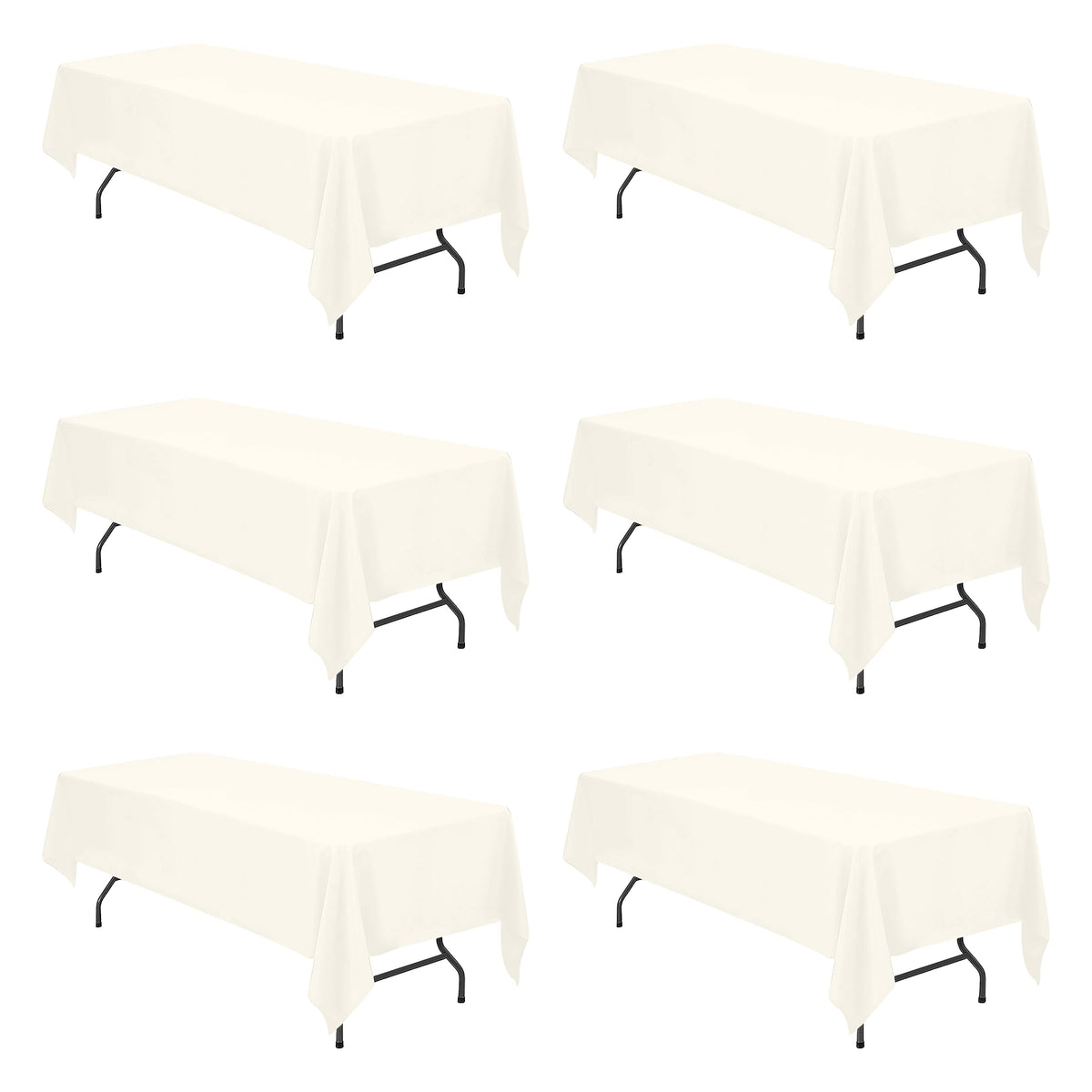Mantel marfil BRILLMAX 60x126 para mesas rectangulares, añade elegancia duradera.
