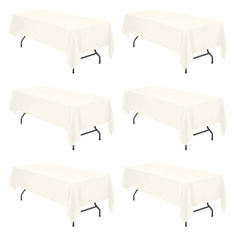 Mantel marfil BRILLMAX 60x126 para mesas rectangulares, añade elegancia duradera.