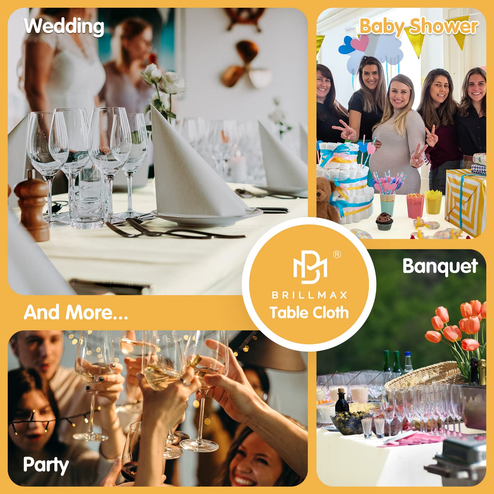Listo para múltiples usos: bodas, cumpleaños y eventos corporativos.