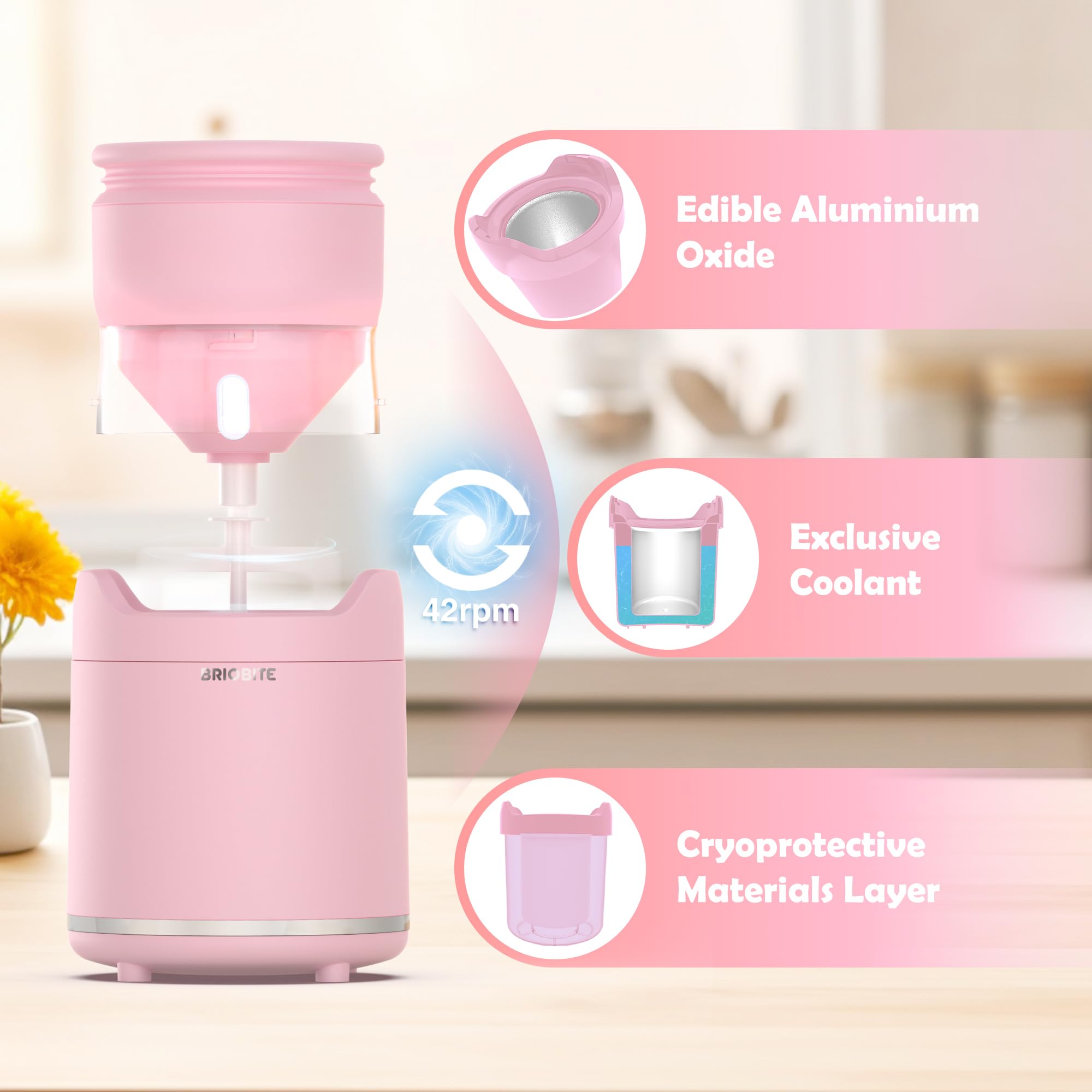 BRIOBITE cuenco precongelado listo para helados en minutos