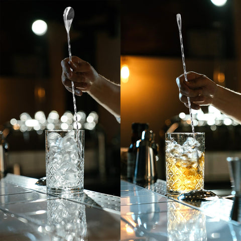 BRIOUT diseño espiral ergonómico brinda equilibrio al remover bebidas