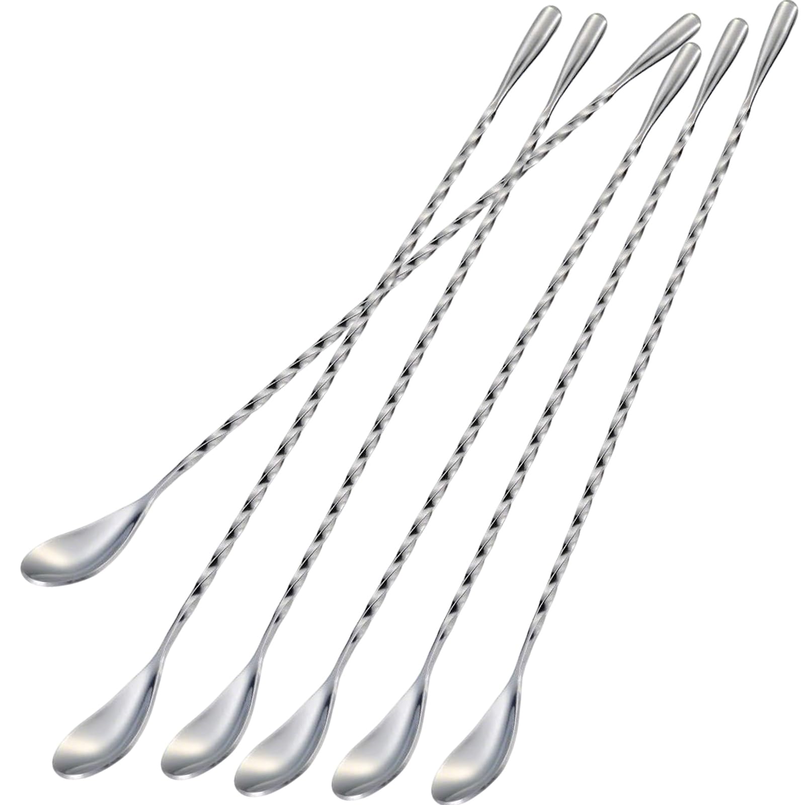 BRIOUT seis cucharas de barra de 12 pulgadas para mezclas precisas
