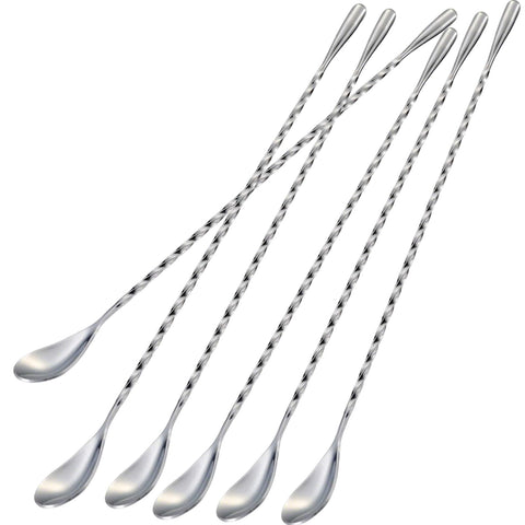 BRIOUT seis cucharas de barra de 12 pulgadas para mezclas precisas
