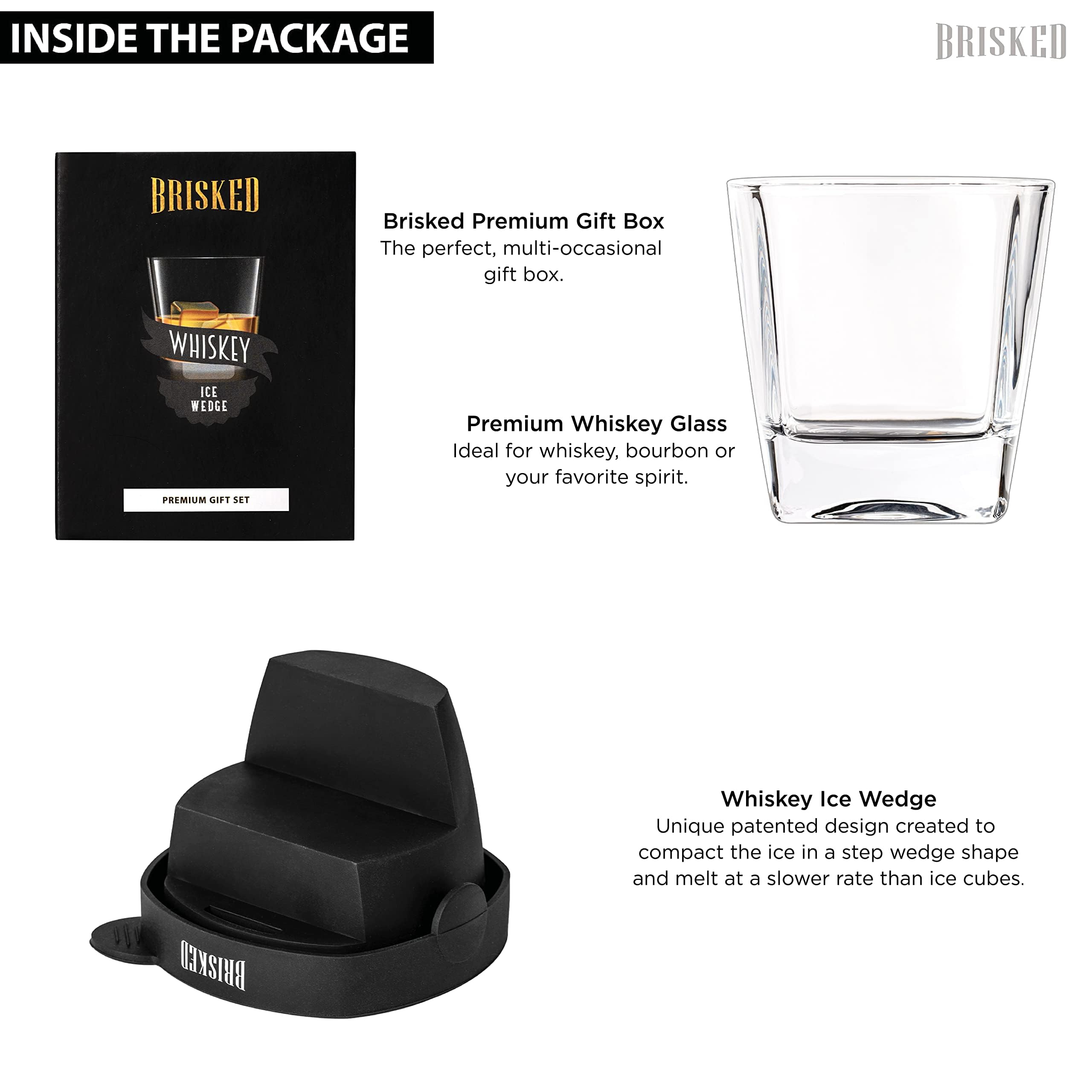 Brisked: diseño de lujo, ideal como regalo para amantes del whisky.