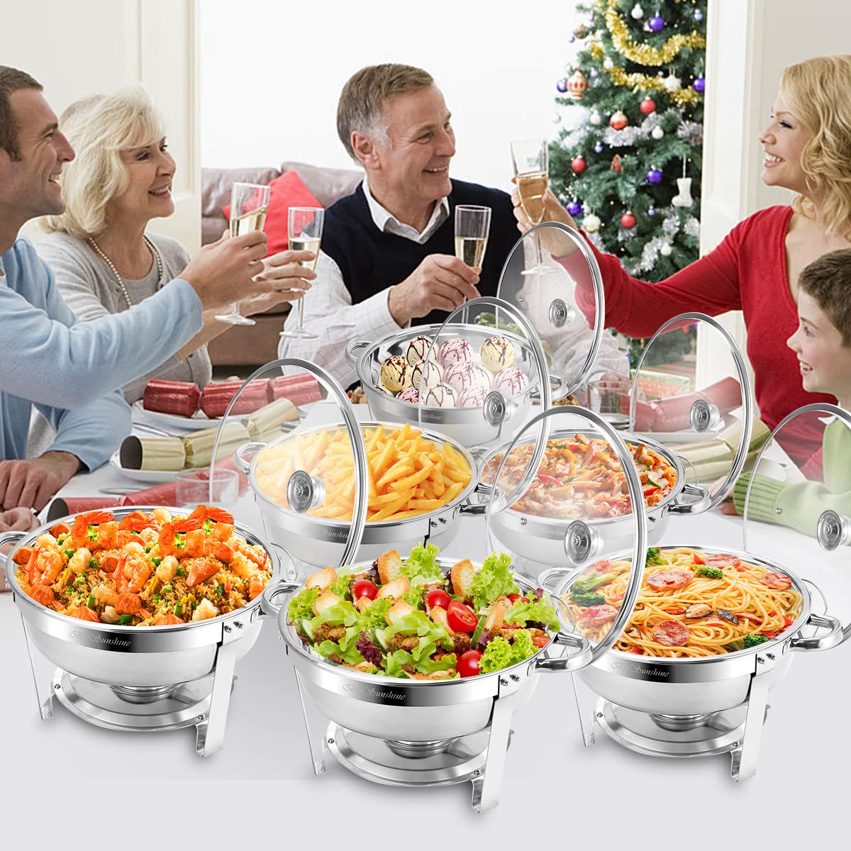 BriSunshine sistema de calentamiento para catering, manteniendo temperatura adecuada.