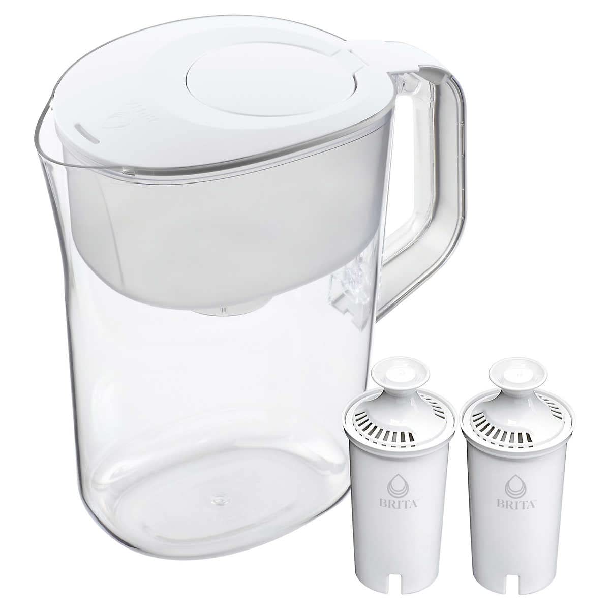 Brita gran jarra 10 tazas: filtrado práctico para agua más limpia en la cocina.