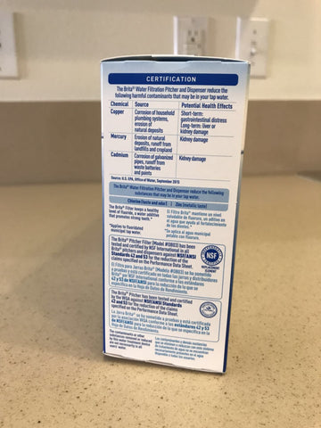 Brita mejora sabor y elimina olor a cloro en el agua.