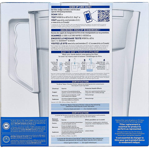 Brita Slim, tapa abatible para rellenar cómodo y rápido.