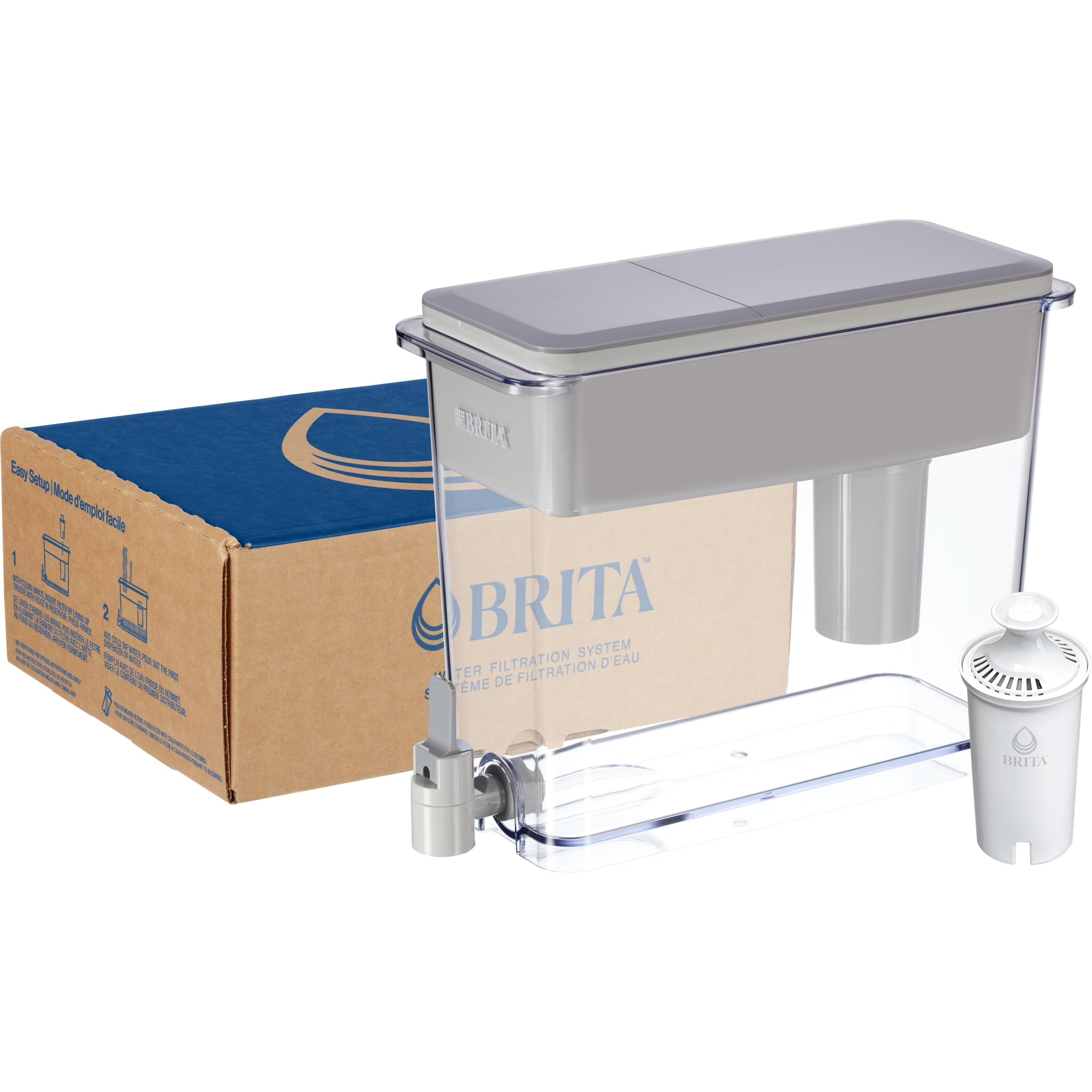 Brita UltraMax apto para refrigerador mantiene agua fría y lista.
