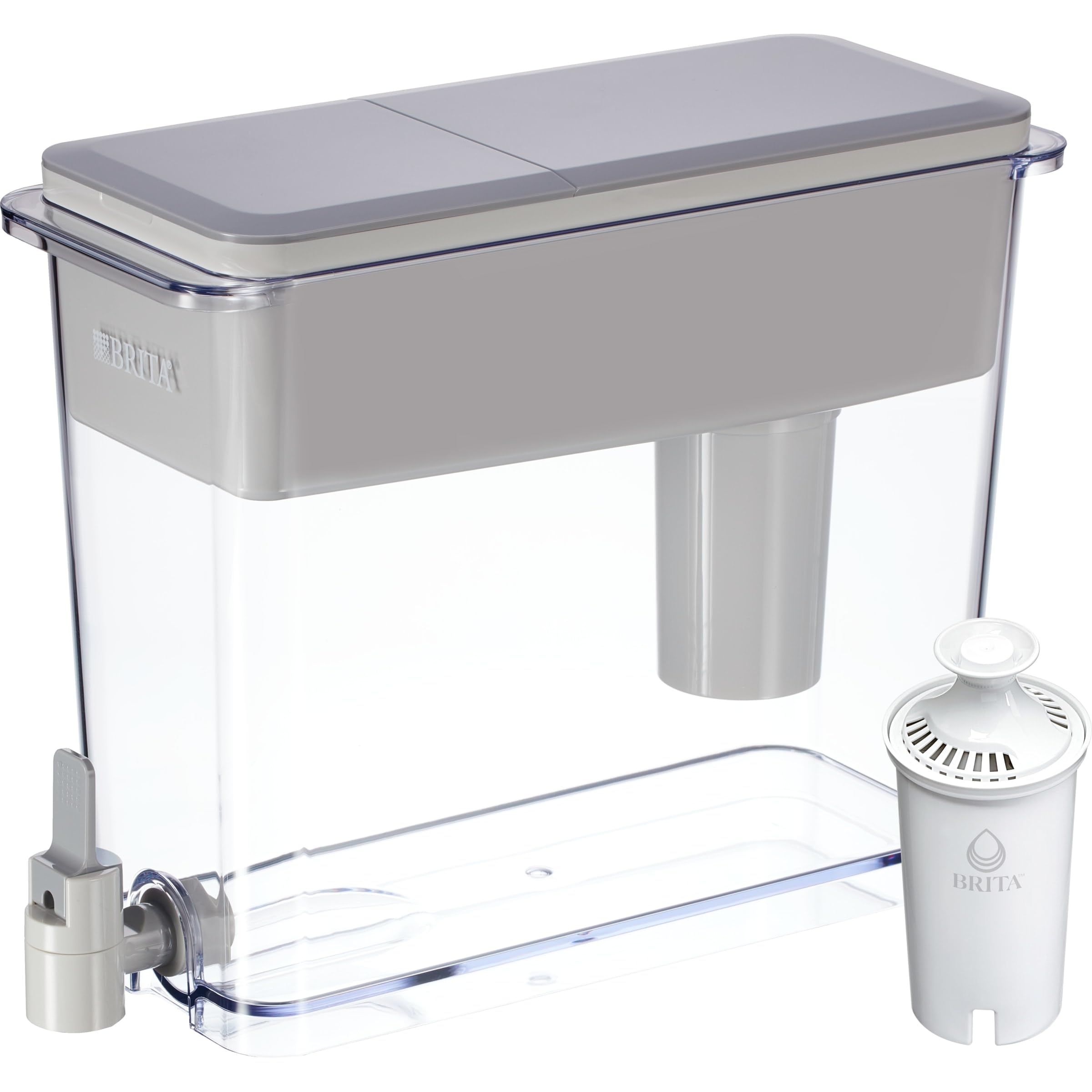 Brita UltraMax dispensador grande de 27 tazas para agua filtrada en casa.