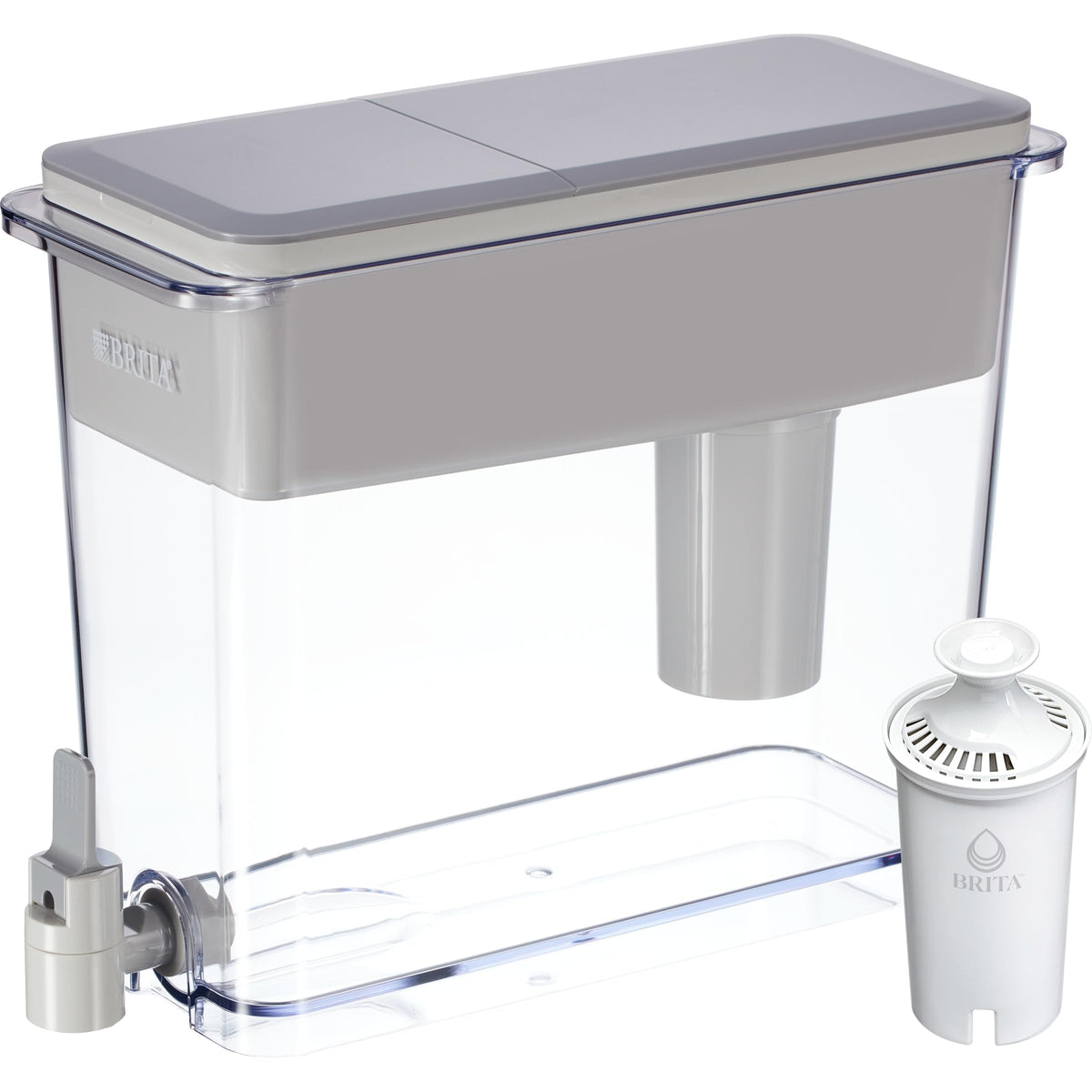 Brita UltraMax dispensador grande de 27 tazas para agua filtrada en casa.