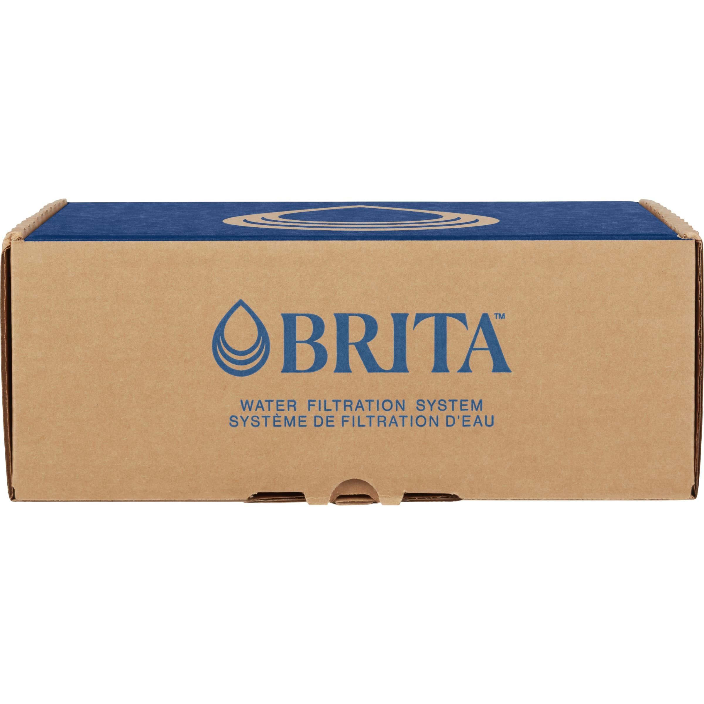 Brita UltraMax tapa con cierre fácil para llenado seguro.
