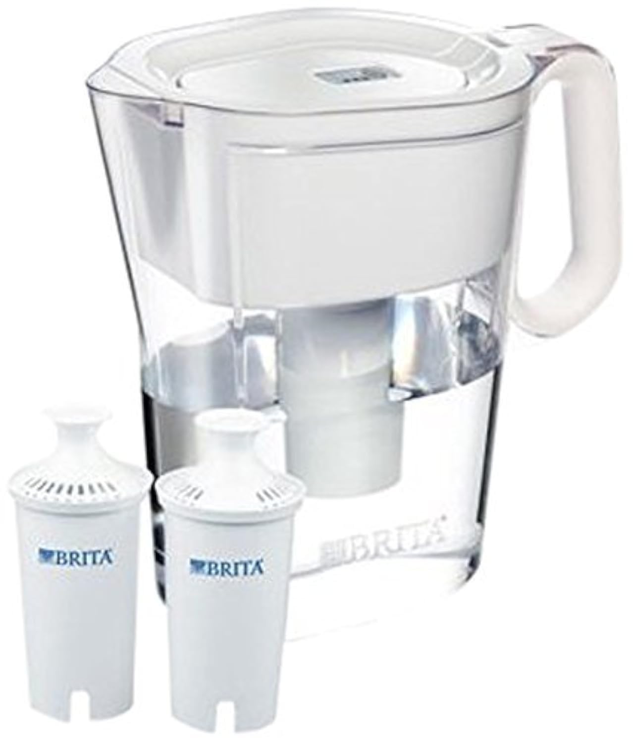 Brita Wave, jarra de 10 tazas clara, purifica el agua para el día a día.