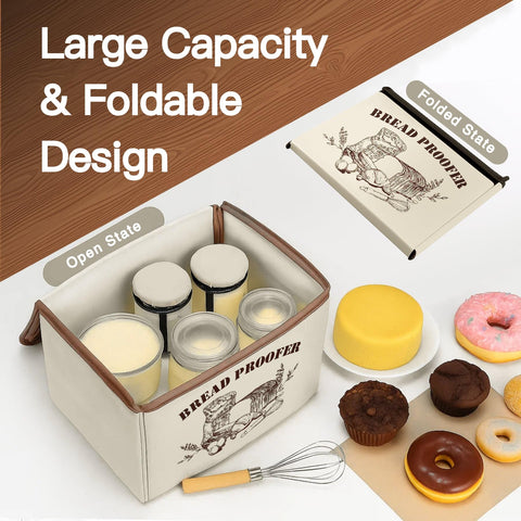 Brivouen Caja de Fermentación, estante inoxidable incluido para soporte.