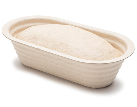 Brod & Taylor Banneton Batard 10 apilable, diseño compacto para pan artesanal.
