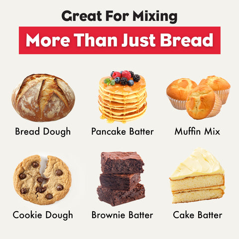 Brod & Taylor batidor de masa uso multi para pan y galletas.