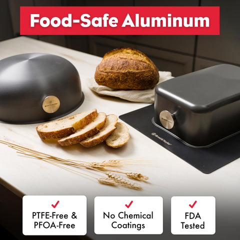 Brod & Taylor Ultralight Baking Shell funciona como domo para conservar pan