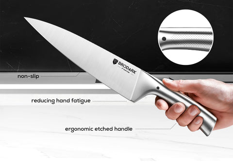 BRODARK cuchillo santoku 7 pulgadas: versatilidad para cocina diaria