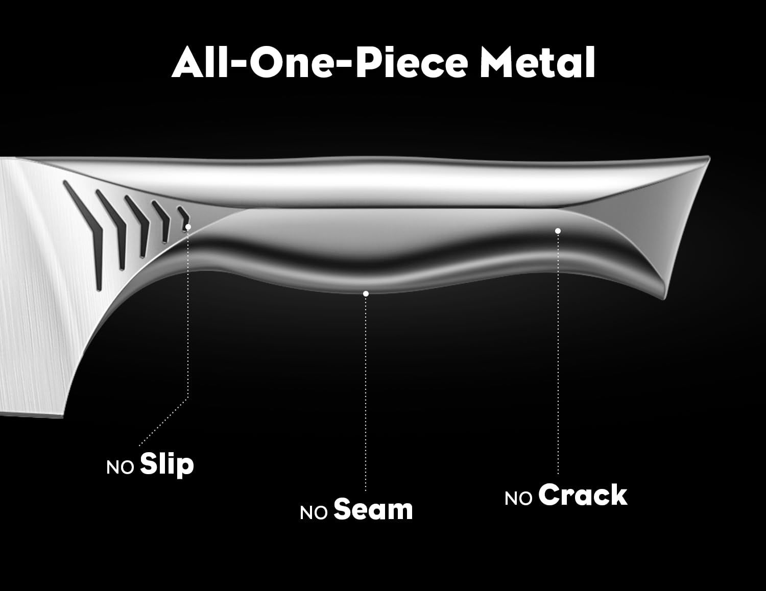 BRODARK cuchillo utilitario 5 pulgadas Serie Shark: tamaño compacto para recortes y precortes.