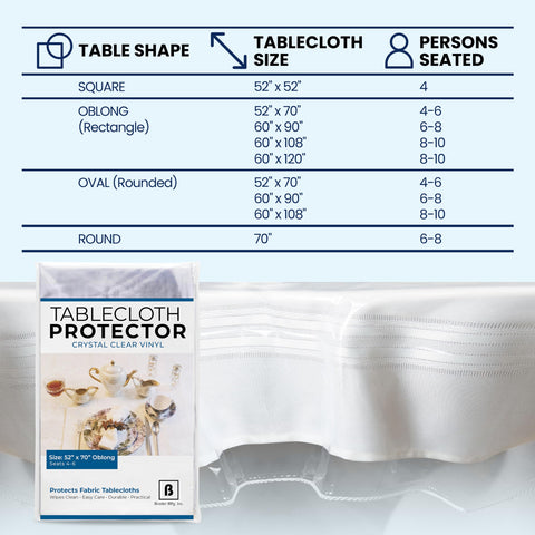 BRODER MFG. INC. protector-mesa-borde-hemado, borde cosido para mayor durabilidad