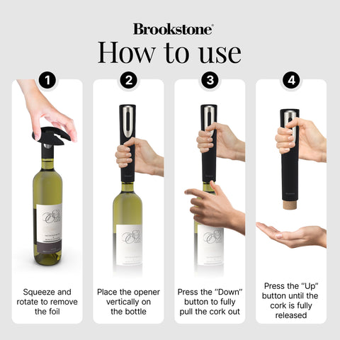 Brookstone regalo premium para amantes del vino y anfitriones