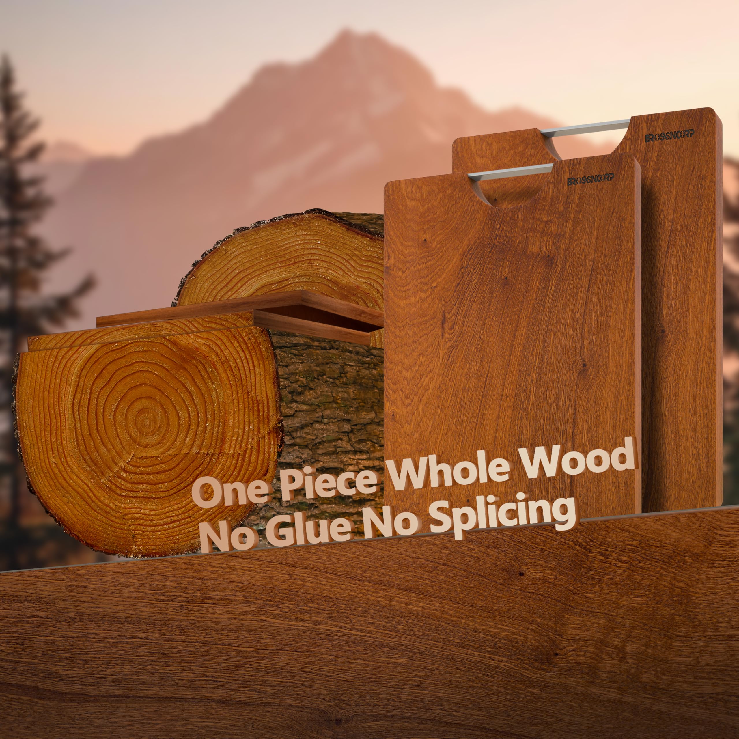 Superficie plana y gruesa para cortes estables con Brosisincorp Sapele.