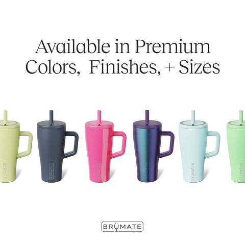 BrüMate Era 20oz aislamiento BevGuard mantiene bebidas frías por más tiempo.