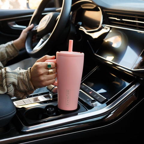 BrüMate Era 20oz base compatible con portavasos para coche o bolso.