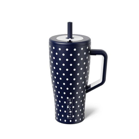 BrüMate Era 30 oz, vaso aislado con asa, evita derrames en viaje diario.