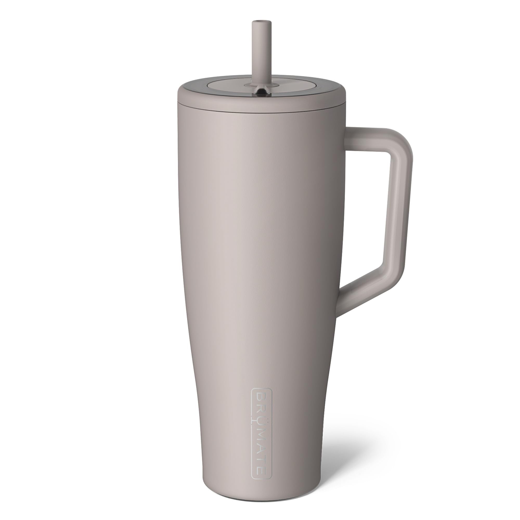 BrüMate Era 40 oz con manija para llevar, conveniente en exteriores.
