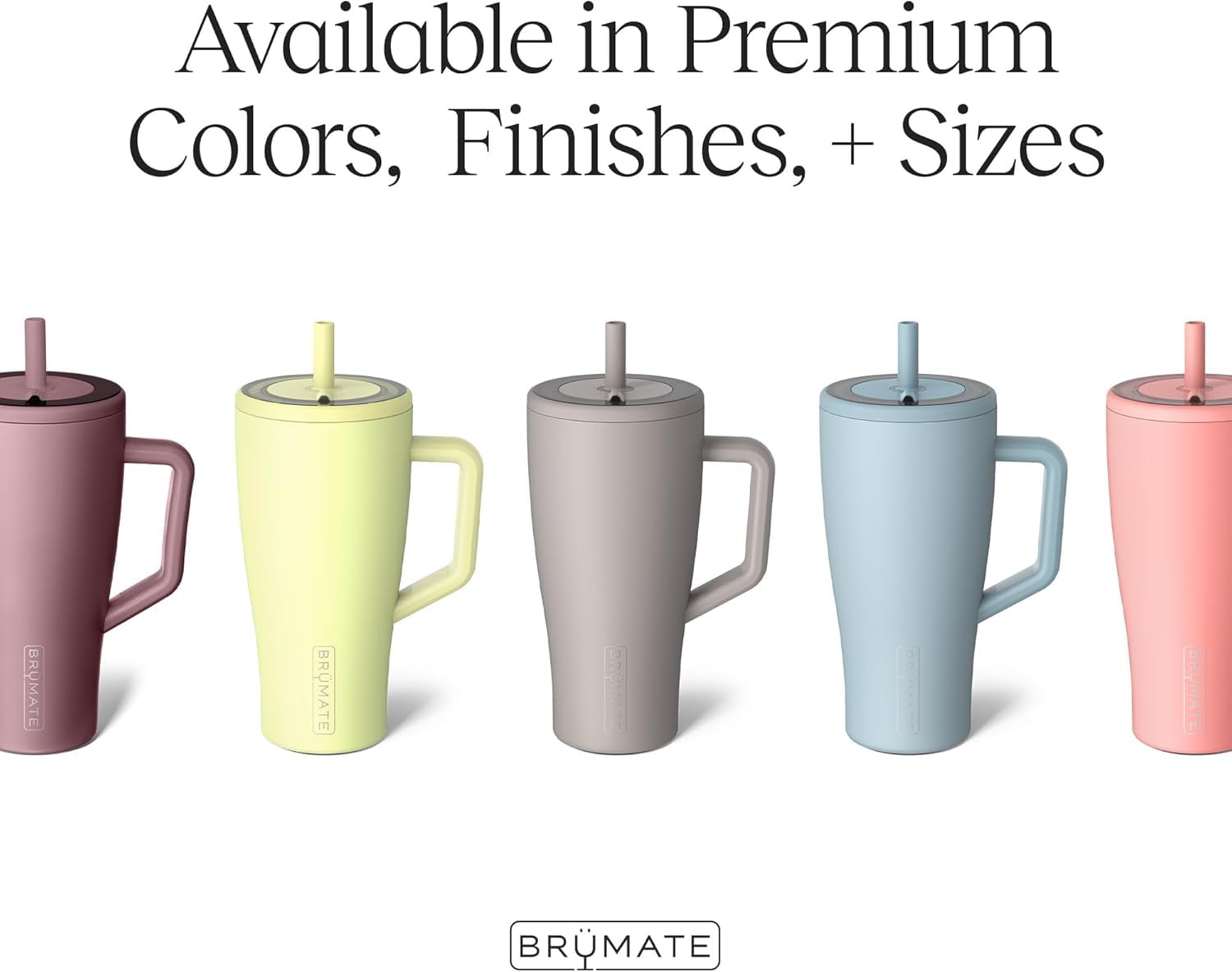 BrüMate Era lavanda con BevGuard, mantiene bebidas frías por más tiempo.