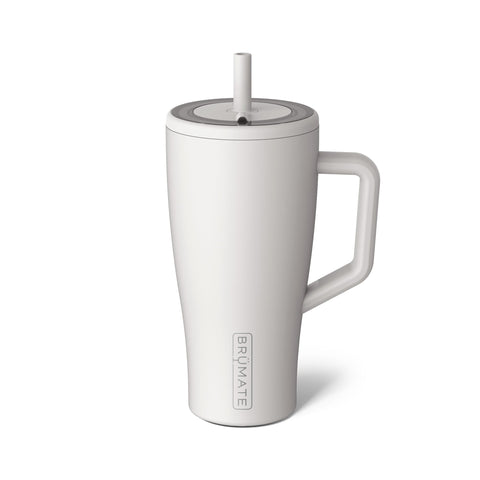 BrüMate Era 30 onzas vaso térmico con asa para transporte cómodo.