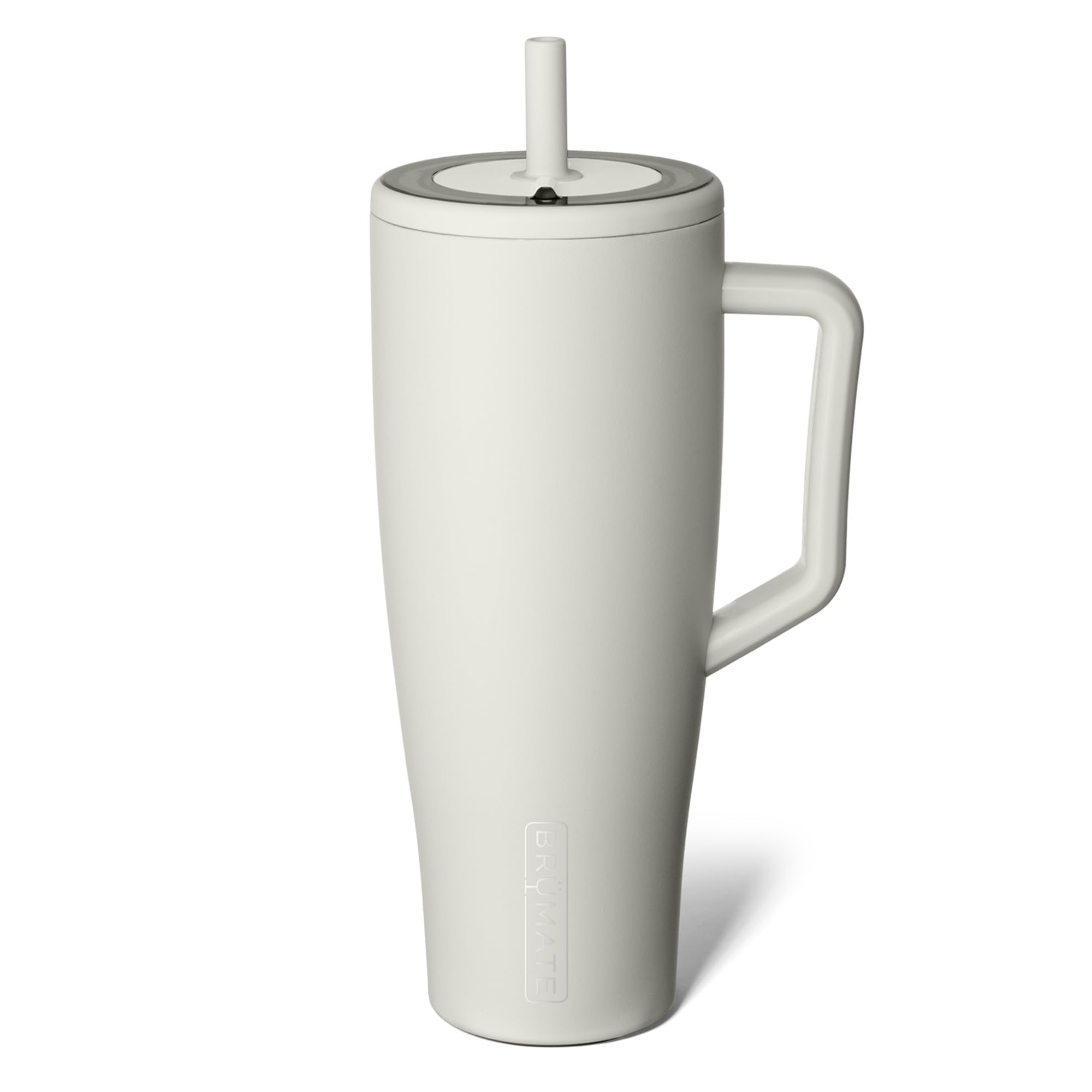 BrüMate Era 40 oz, taza con asa, ideal para llevar bebidas en la mochila.
