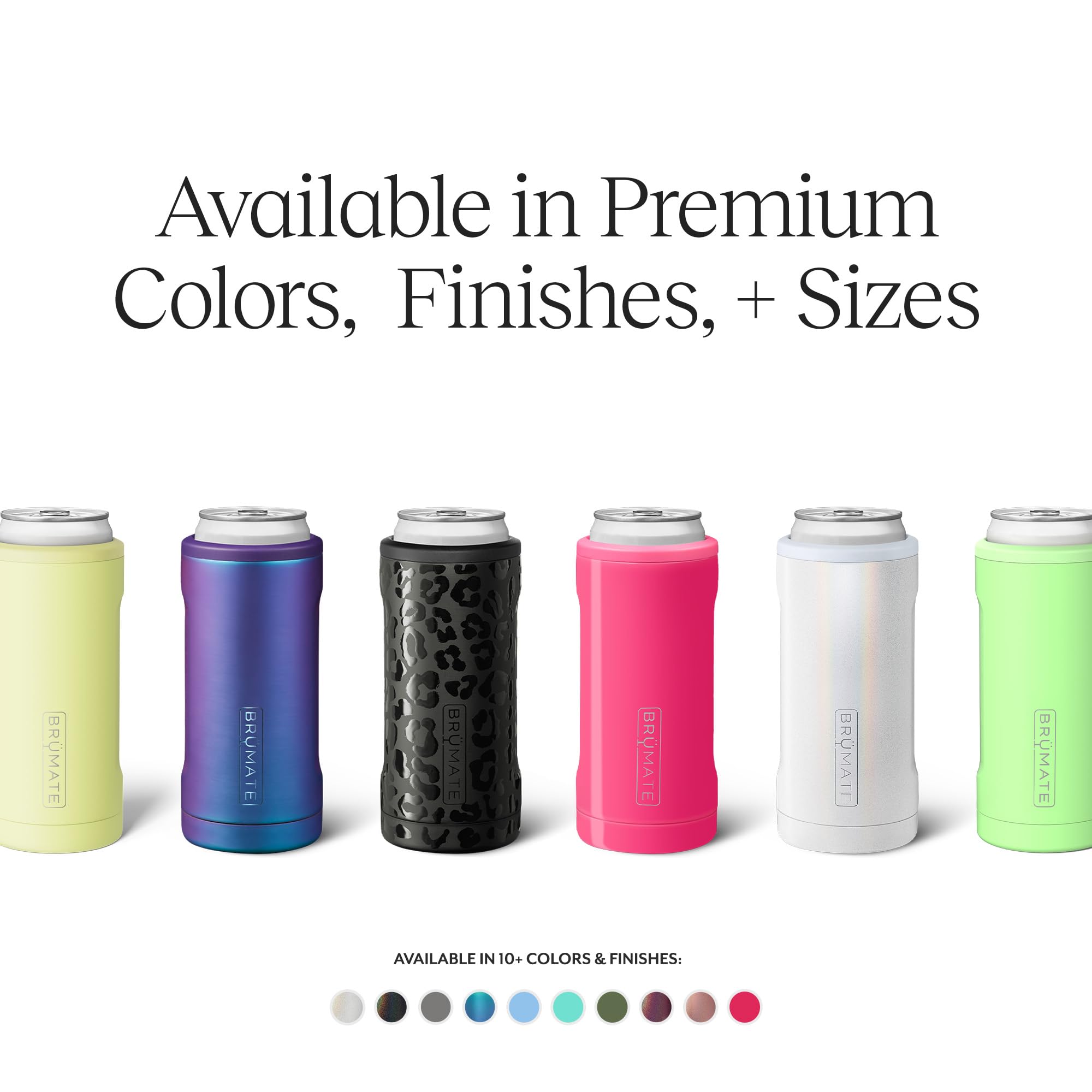 BrüMate Hopsulator Slim frío hasta el último sorbo en cada bebida.