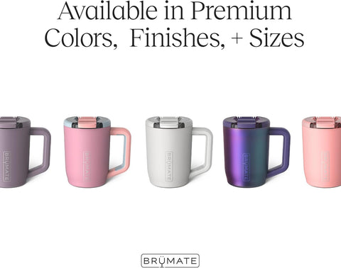 Aislamiento BevGuard mantiene caliente o fría la bebida en BrüMate Müv 15oz.