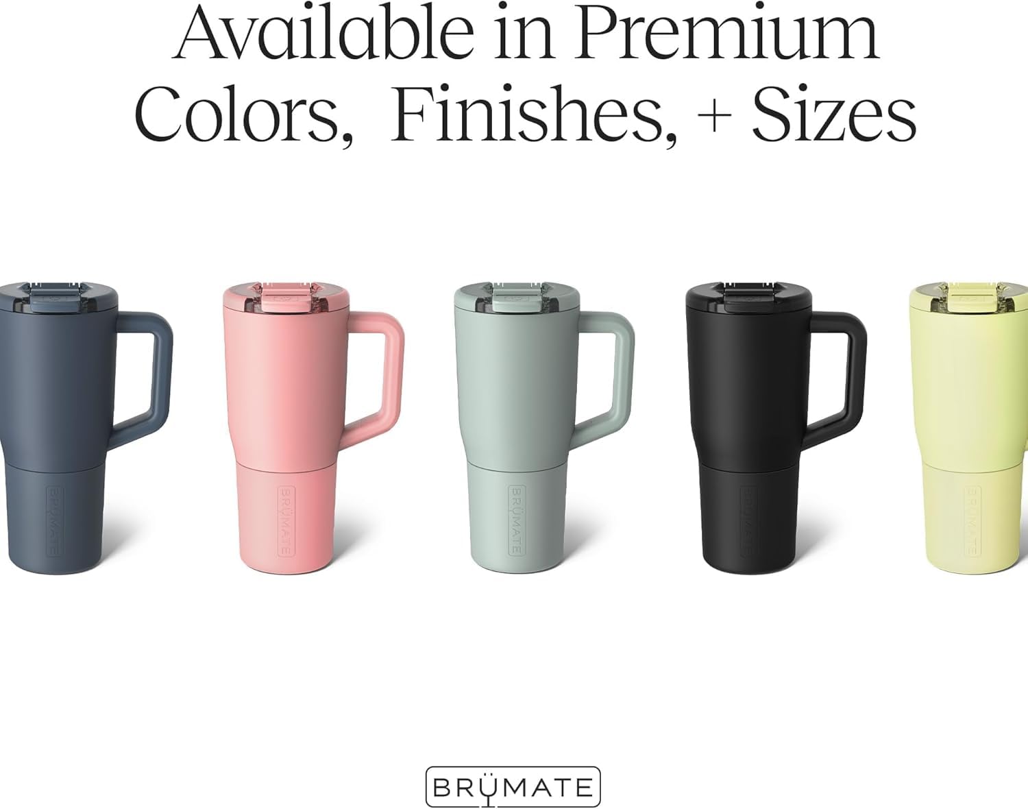 BrüMate Müv 25oz cierre magnético MagFlip para abrir y beber sin derrames.